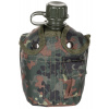 MFH poľná fľaša plastová, 1 l, nylonový obal - FLECKTARN
