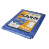 Enpro Plachta zakrývací STANDARD, 5 x 6 m, 70 g/m², modro - stříbrná,