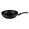 Berlingerhaus Pánev WOK s mramorovým povrchem 28 cm Black Rose Collection BH-1638