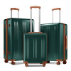 Sada 3 cestovných kufrov Premium ABS+PC KONO - zelená