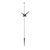 Designové nástěnné hodiny Nomon Punto y coma I black 113cm