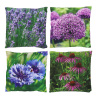 Polštář OUTDOOR Purple, 40x40cm, (balení obsahuje 4 kusy!)|Esschert Design