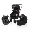 Zopa Set Športový Kočík Move Cross + Korba XL + Adaptér + Autosedačka, Night Black/Black