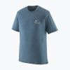 Pánske tričko Patagonia Cap Cool Merino Blend Graphic Shirt imagine moon/utility blue