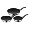 WMF sada pánví Devil, 3 kusy, 20 cm + 24 cm + 28 cm, nerezová ocel 7116001579
