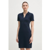 Tommy Hilfiger šaty bavlnené s elastanom WW0WW42567 tmavomodrá XS