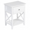 Nočná skrinka Nočný stôl White Retro 40cm (Nočná skrinka Nočný stôl White Retro 40cm)