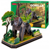 Puzzle 3D Zvierací kamaráti Gorila - 34 dielikov