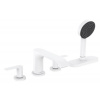 Hansgrohe VIVENIS Vaňová 4-otvorová batéria na okraj vane, Biela matná 75444700 HG 75444700