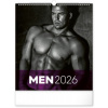 NOTIQUE Nástenný kalendár Men 2026, 30 x 34 cm