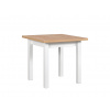Rozkladací jedálenský stôl Mixi 8 80-160x80 - artisan / biela