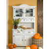 Masívny kredenc WHITE HOME Slim VIT111 Barevné provedení: Bílá patina K03 - světlý vosk K01