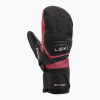 Detské lyžiarske rukavice LEKI Griffin 3D Junior Mitt black/ rose