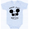 Dupačky - Baby Rampers 86 biela, čierna, šedá, viacfarebná (Telo na jednoročné narodeniny skvelá kvalita 86)