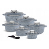 Sada hrncov - Sada 14 EL kvetináčoch. Hliník žula 8144 (Sada hrncov - Sada 14 EL kvetináčoch. Hliník žula 8144)