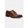 Kožené poltopánky Hackett London DUKE MASTER pánske, hnedá farba, HMS21407 EUR 44