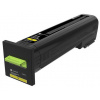 Lexmark 72K2XYE Laserový toner 22000str. Žltá tonerová náplň