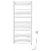 ORBIT-E elektrické vykurovacie teleso, oblé, 600x1320 mm, 600W, biela