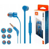 Slúchadlá do uší s mikrofónom JBL T110 modré