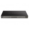 D-Link DGS-1250-52XMP 48-port Gigabit Smart Managed Switch with 4x 10G SFP+ ports, 370Watts DGS-1250-52XMP/E