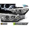 XENON SVETLOMETY ANGEL EYES LED DRL CHRÓMOVÉ pre BMW F30/F31 10.11 - 05.15