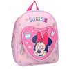 Jednokomorový predškolský batoh Minnie Mouse Vadobag pre dievčatá, ružový