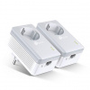TP-LINK TL-PA4010PKIT AV600 Passthrough Powerline KIT,Qualc