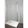 ARTTEC Rohový sprchový kút s posuvnými dverami ONYX A 1 z číreho skla 120 x 90 x 198 cm s vaničkou z mramoru POLARIS PAN04509