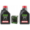 OLEJ MOTUL 5100 2L 10W50 4T ESTER MA2 + FILTR HF652 Ktm Sxf Fc Exc Fe Ex Mc