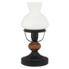 RABALUX SK Svietidlá s.r.o. Nočné lampa Petronel 7072 - matná čierna - opálové sklo