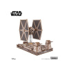 Ugears 3D drevená mechanická skladačka Star Wars Stíhačka TIE
