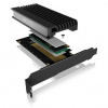 IcyBox PCIe extension card with M.2 M-Key socket for one M.2 NVMe SSD IB-PCI214M2-HSL