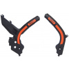 RTECH protektory rámu KTM sada čierno-oranžové