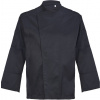 NEOBLU 4458 EUGENE / Pánsky kuchársky rondon s dlhým rukávom - deep black 4XL