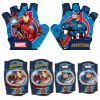 SET AVENGERS CHRÁNIČE NA BICYKEL KOLOBEŽKA LAKTE A KOLENÁ RUKAVICE