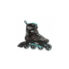 Rollerblade ZETRABLADE W, Black/Light Blue veľkosť EUR: 39