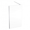 Geberit GEO - Sprchová stena Walk-In, 120x200 cm, strieborná/číre sklo 560.159.00.2