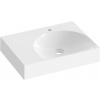 Ravak Lite 60/45 L nábytkové umývadlo 60x45x10 cm otvor pre batériu,bez prepadu,Biele XJXL1260000