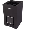 Harvia Saunové kachle na drevo Linear 22, Black