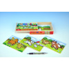 Drevené puzzle Moje prvé zvieratá 4x12 dielikov