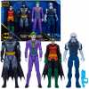 Sada figúrok 4 szt.DC Batman a Robin vs Joker a pán Freeze 30 cm