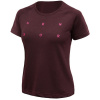 SENSOR MERINO BLEND TYPO dámské triko kr.rukáv port red - S