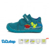 DDstep barefoot plátené tenisky Dino emerald - 30