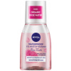 Nivea Rose Touch Waterproof Eye Make-Up Remover Dvojfázový odličovač 100 ml