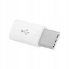 Adaptér Lamex LX8420 microUSB na USB-C biely