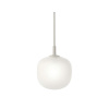 Muuto Závesné svietidlo Rime Ø12, opal/grey 22418