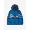 Detská čiapka Patagonia Powder Town Beanie - park stripe/endless blue