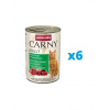 ANIMONDA Carny Adult Morčacie, hovädzie a králik 6 x 400 g