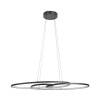 LED luster Eglo 900948 GIANELLA 38 W 4400 lm 3000 K čierny