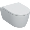 GEBERIT iCon závesné WC Rimfree s hlbokým splachovaním, 355 x 530 mm + softclose WC sedadlo, matná biela, 501.663.JT.1